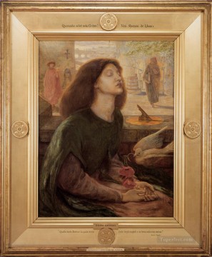  1877 Painting - Beata Beatrix 1877 Pre Raphaelite Brotherhood Dante Gabriel Rossetti